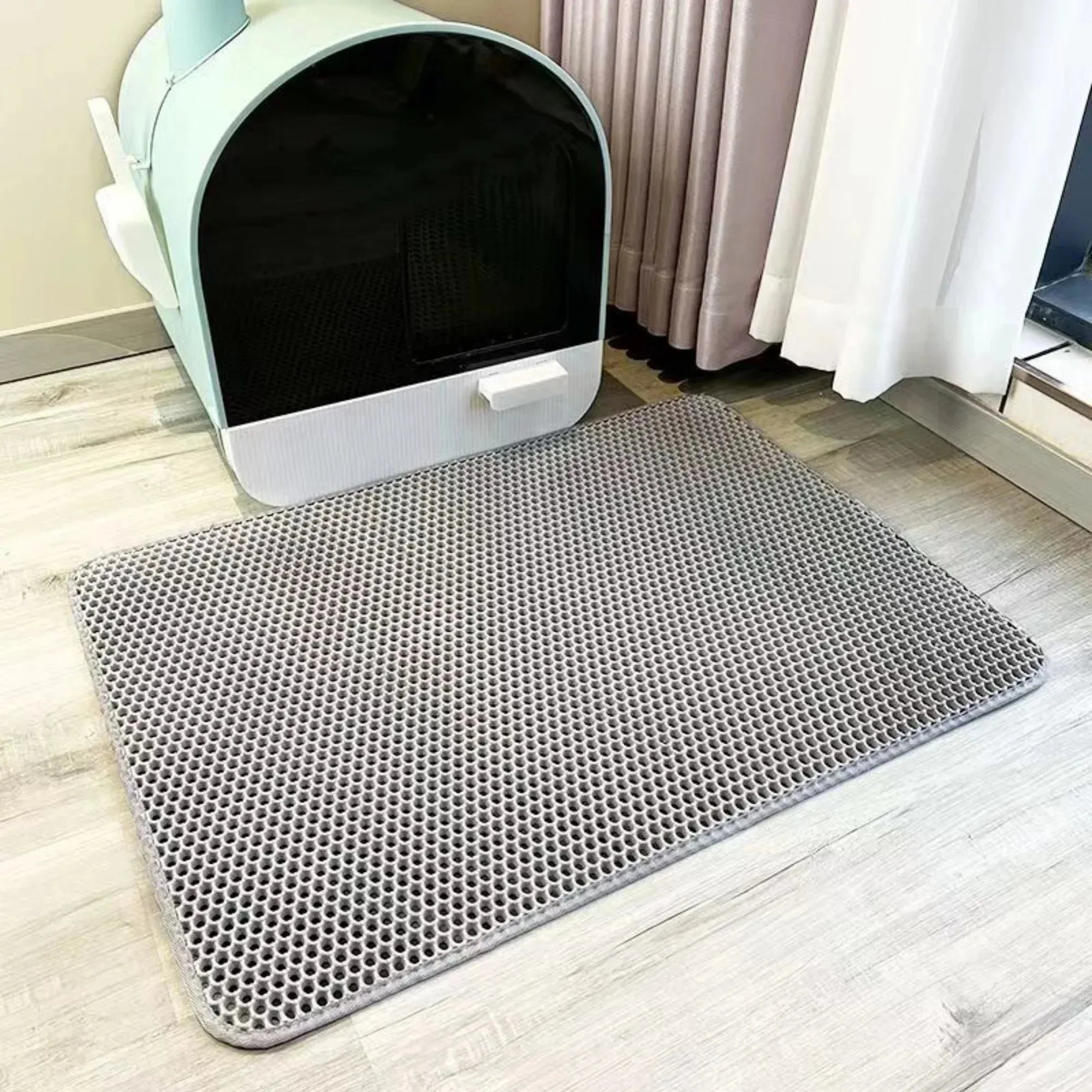 XL Double-Layer Cat Litter Mat 21.7x29.5 in | Litter Calm Nest